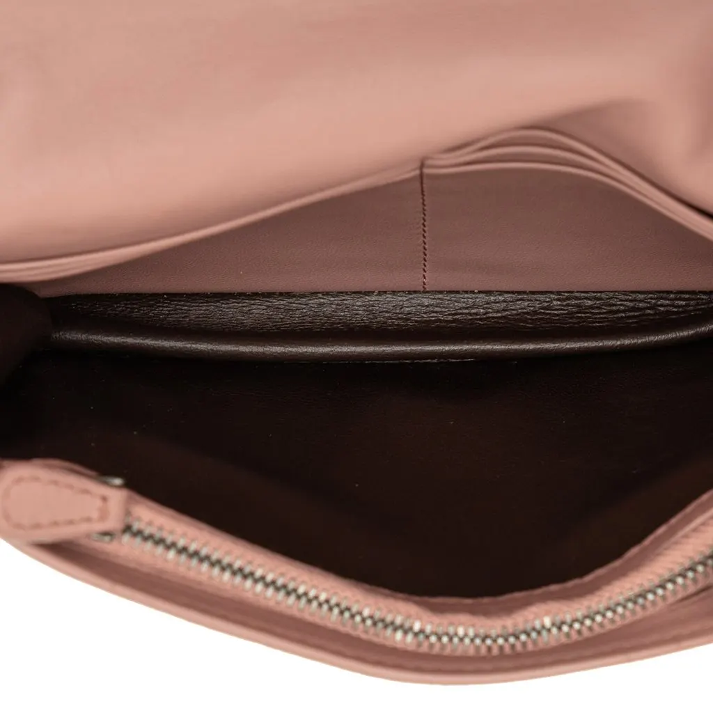 Bottega Veneta Nappa Intrecciato Wallet on Chain Pink Leather Very good - Model View