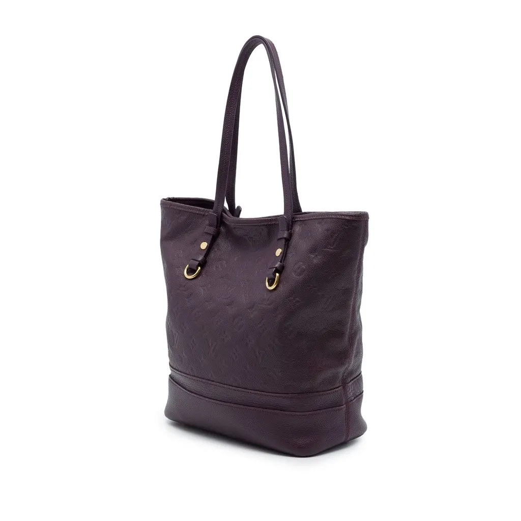 Louis Vuitton Monogram Empreinte Citadine PM Purple Leather Good - Back View