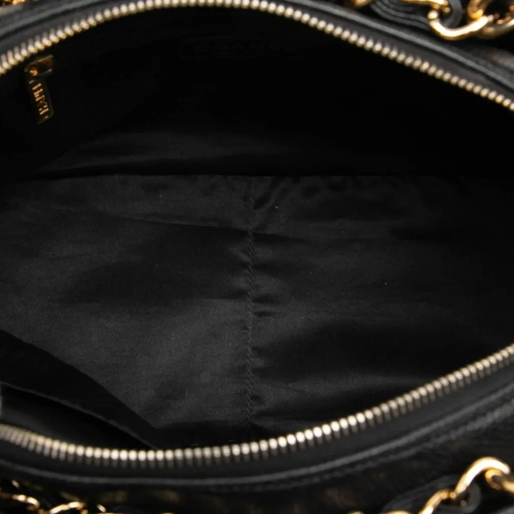Chanel Petite Caviar Timeless Tote Black Leather Good - Model View