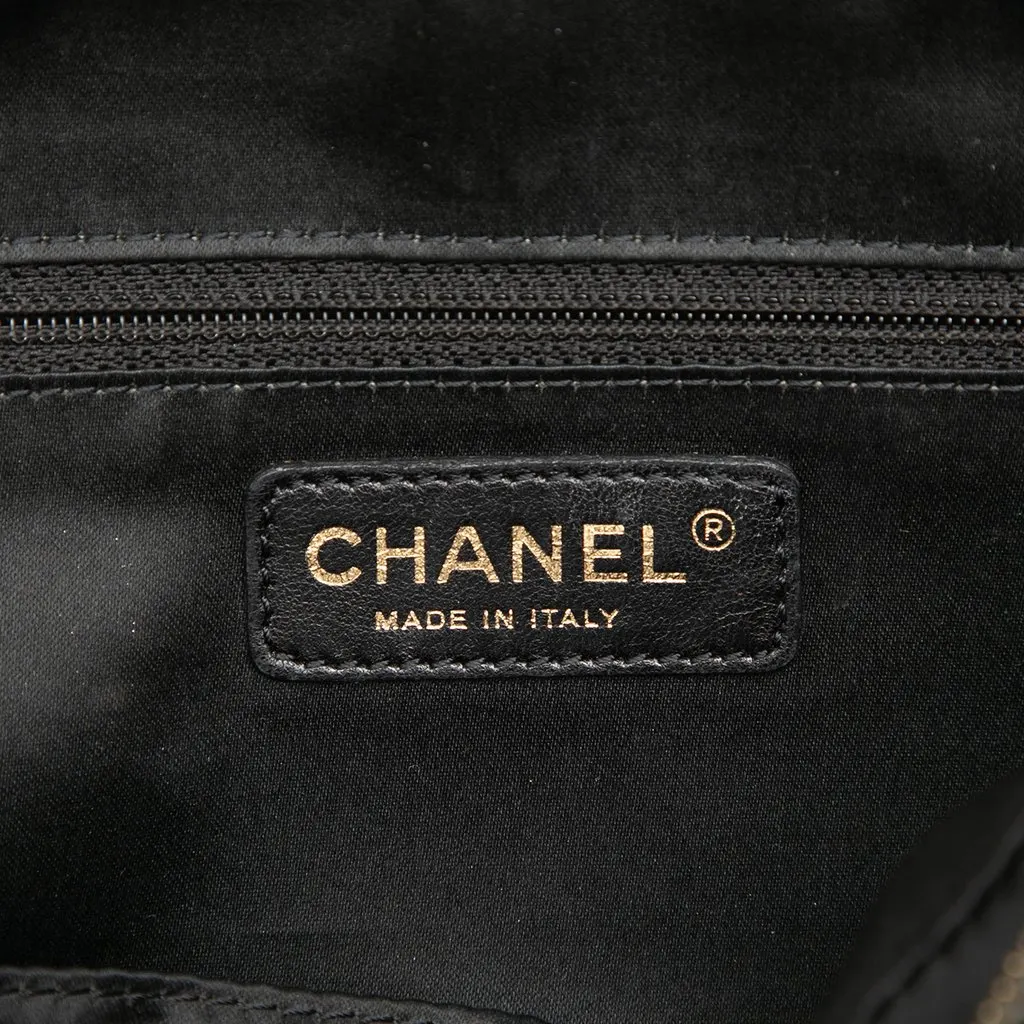 Chanel Petite Caviar Timeless Tote Black Leather Good - Box View