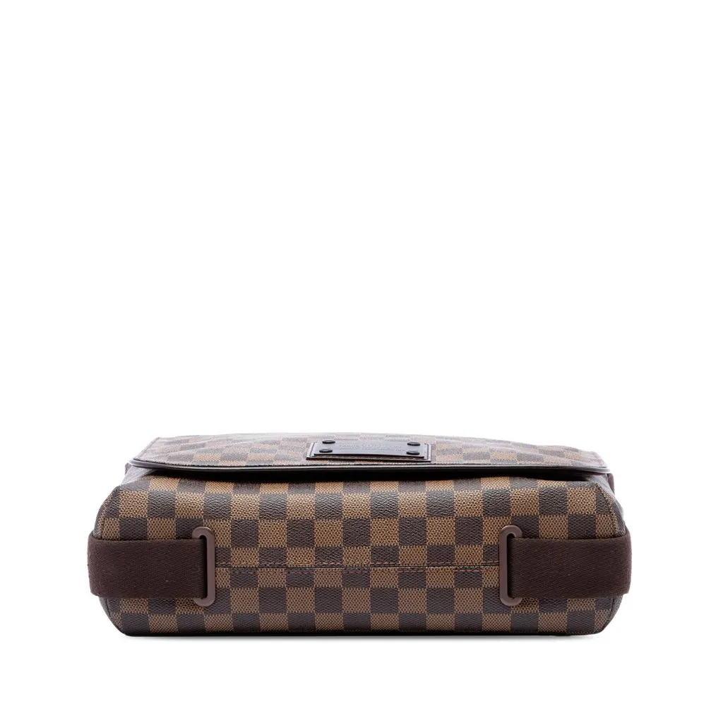 Louis Vuitton Damier Ebene Brooklyn MM Brown Canvas Very good - Inside View