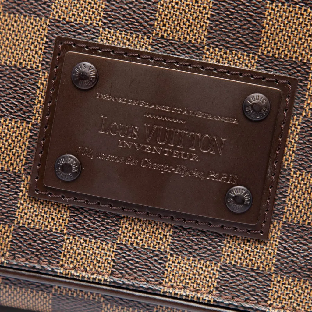 Louis Vuitton Damier Ebene Brooklyn MM Brown Canvas Very good - Box View