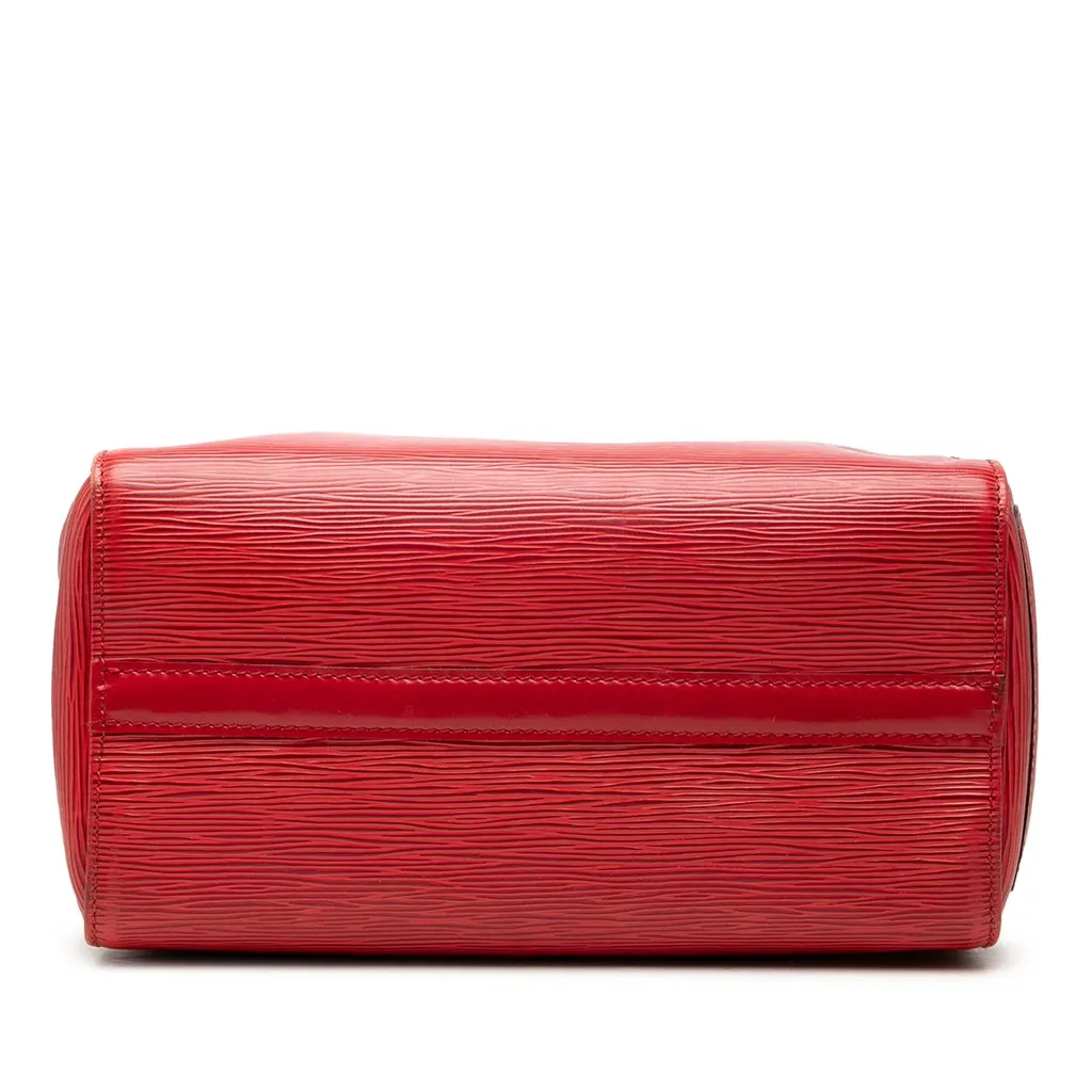 Louis Vuitton Epi Speedy 25 Red Leather Good - Inside View