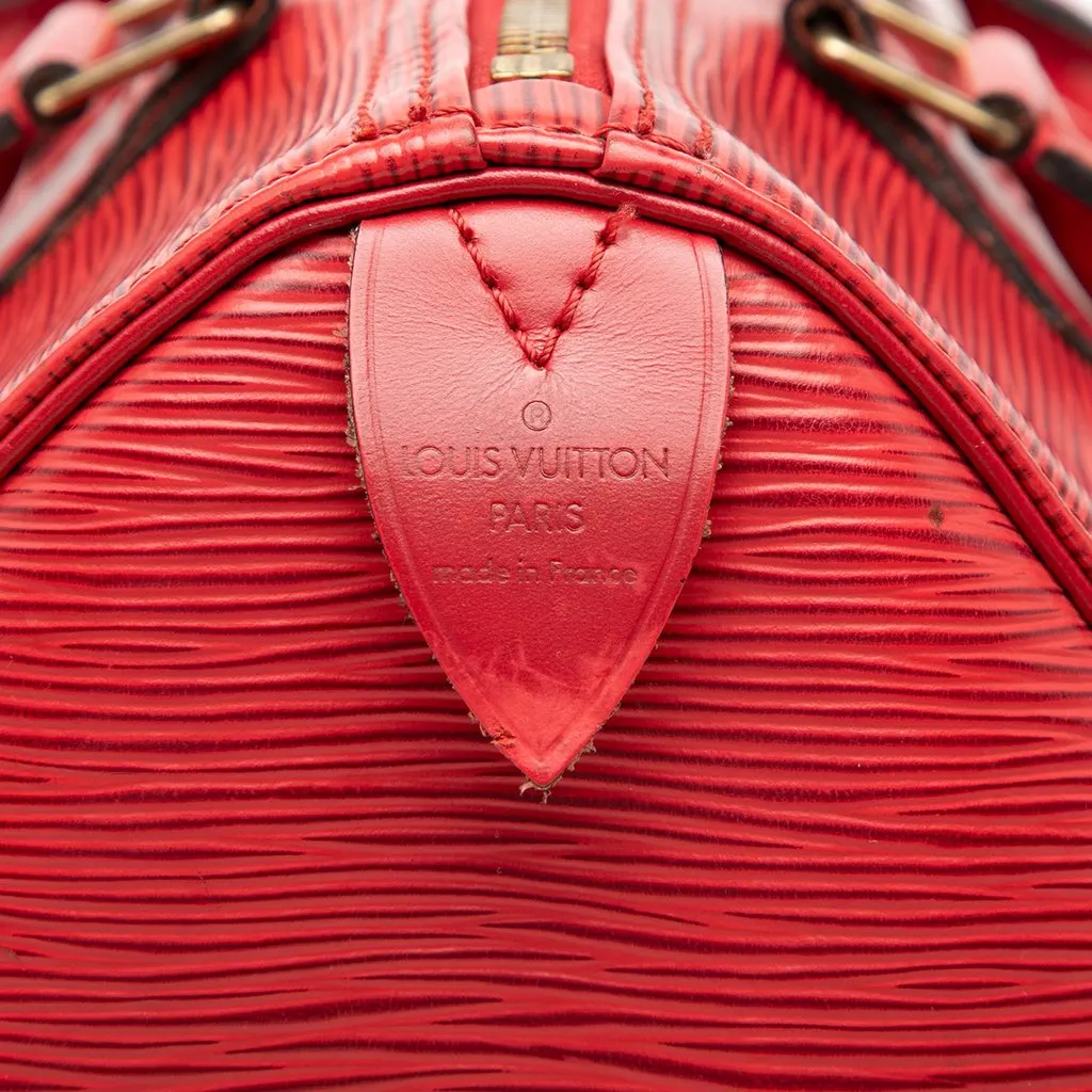 Louis Vuitton Epi Speedy 25 Red Leather Good - Box View