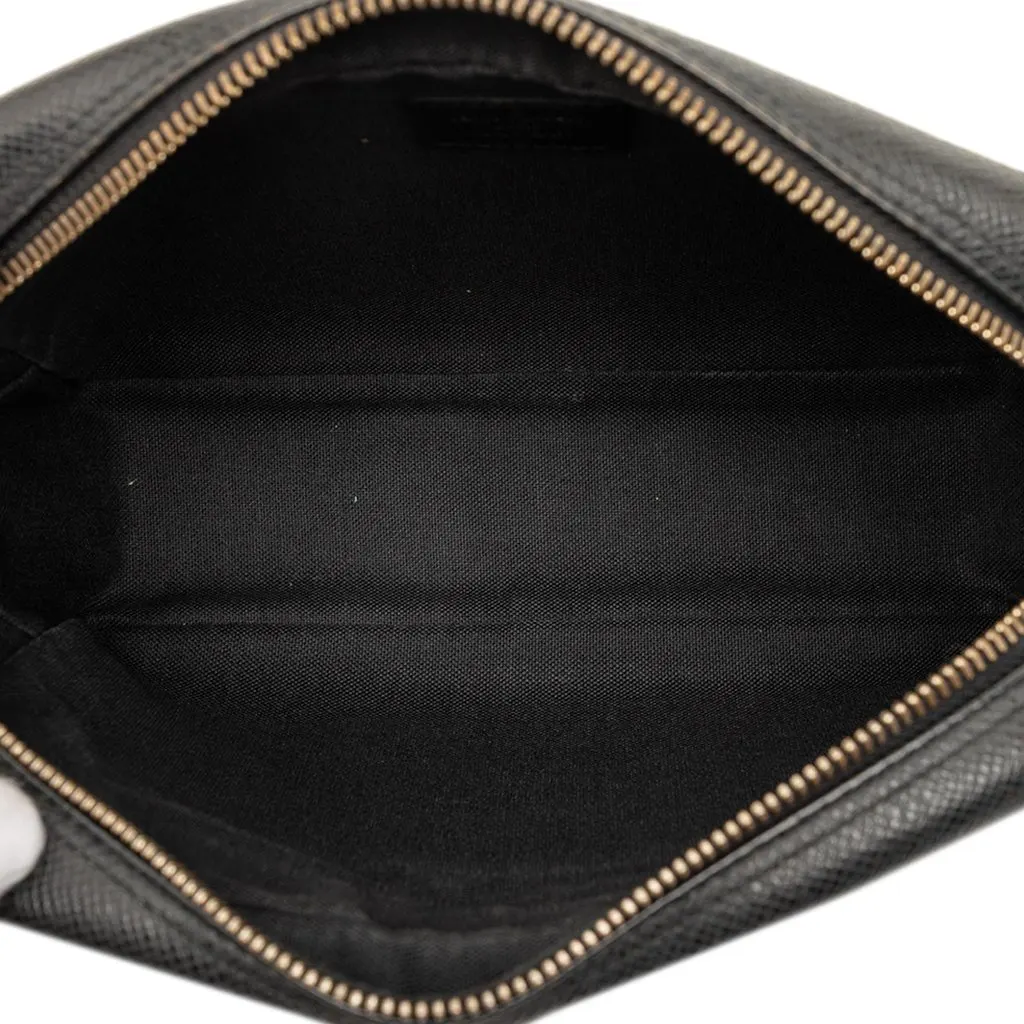 Louis Vuitton Taiga Pochette Kaluga Black Leather Very good - Model View