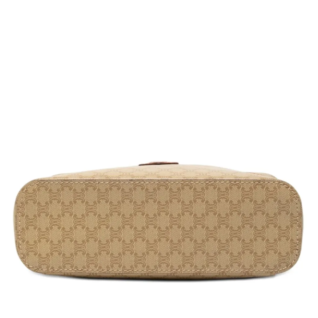 Celine Macadam Coated Canvas Vanity Bag Beige Very good - Inside View