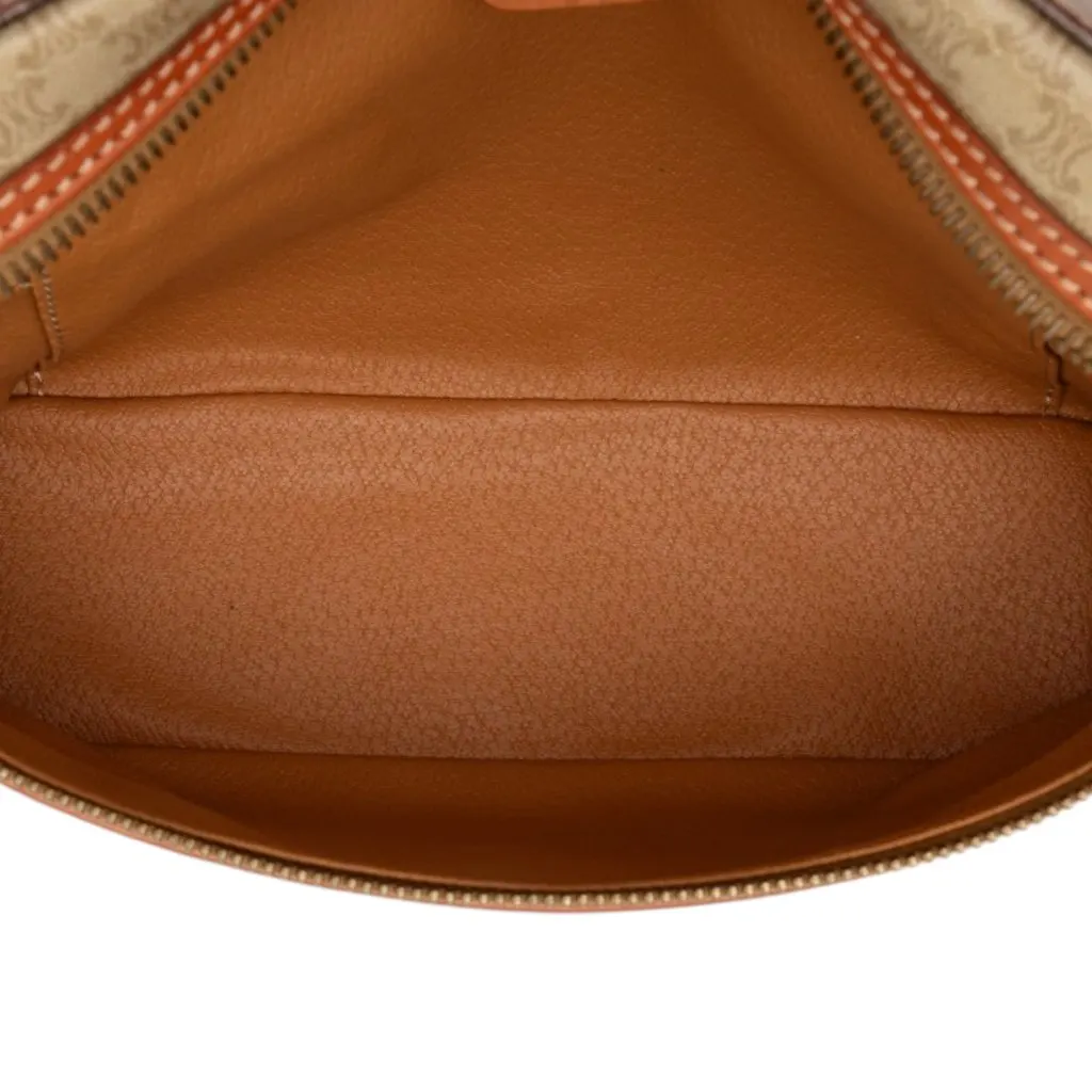 Celine Macadam Coated Canvas Vanity Bag Beige Very good - Model View