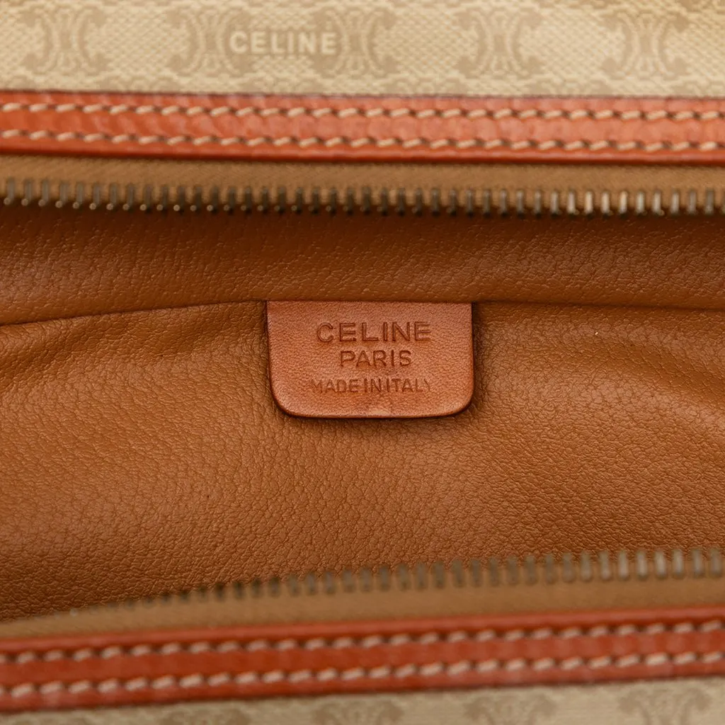 Celine Macadam Coated Canvas Vanity Bag Beige Very good - Box View