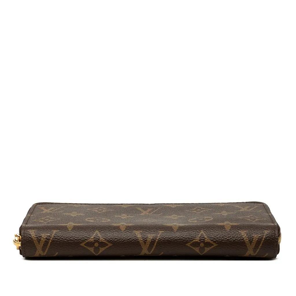 Louis Vuitton Monogram Zippy Long Wallet Brown Canvas Very good - Inside View