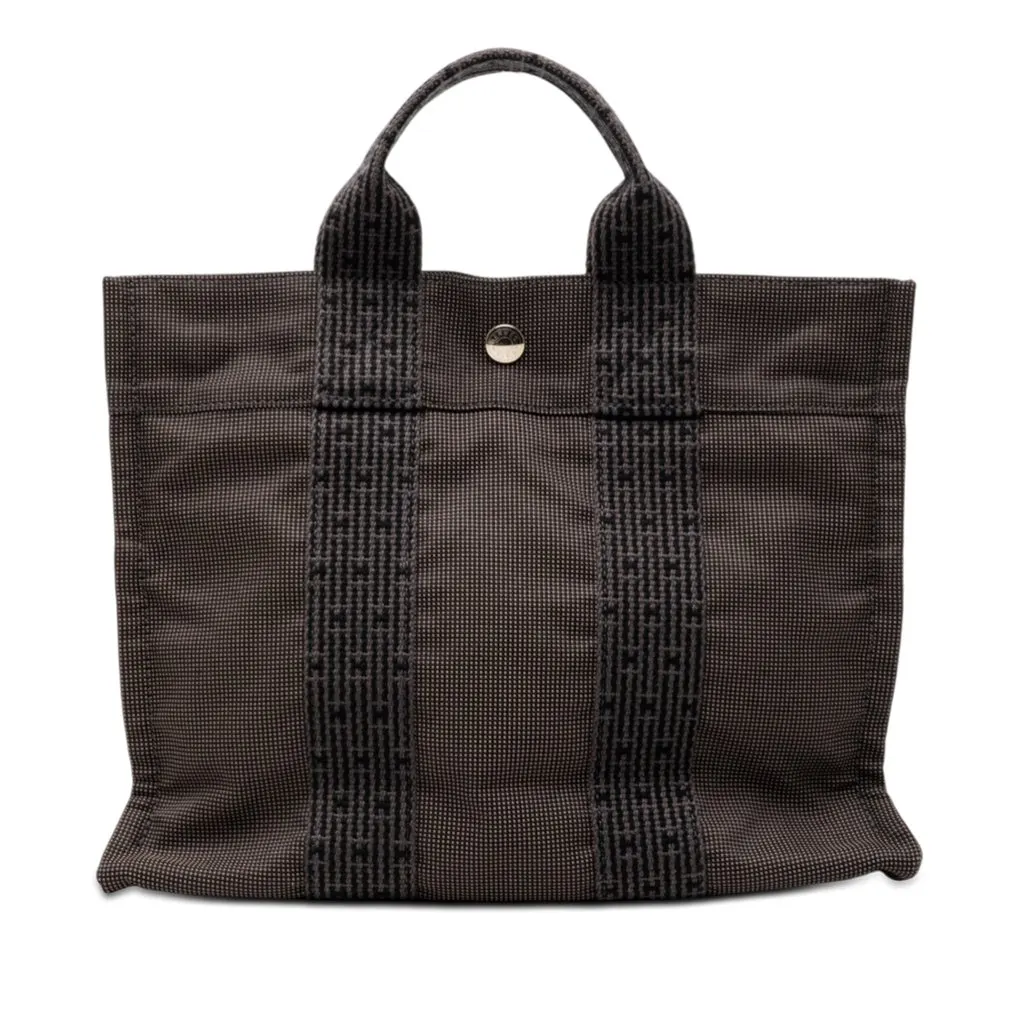 Hermès Canvas Herline PM Brown Very good - Front View