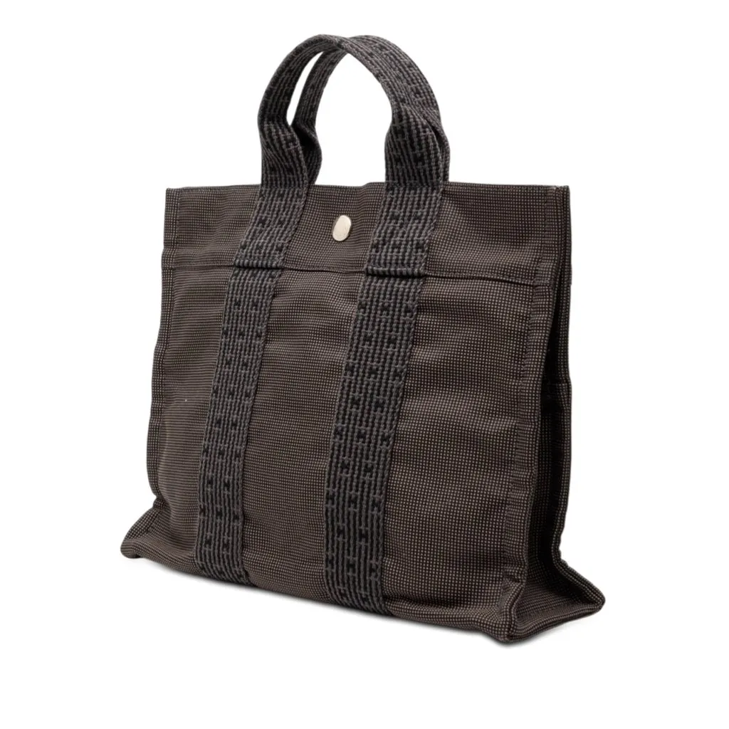 Hermès Canvas Herline PM Brown Very good - Back View