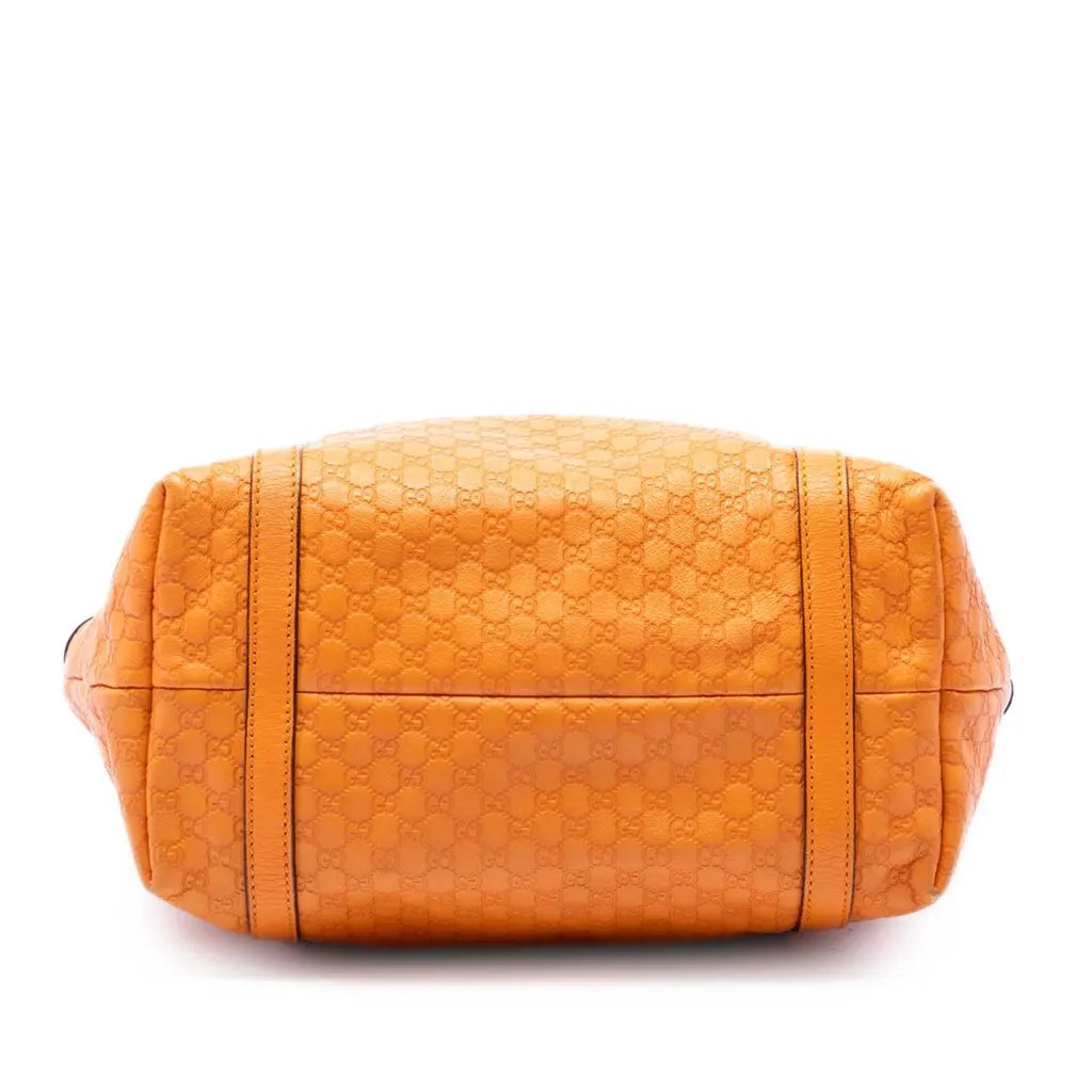 Gucci Medium Microguccissima Nice Tote Orange Leather Very good - Inside View