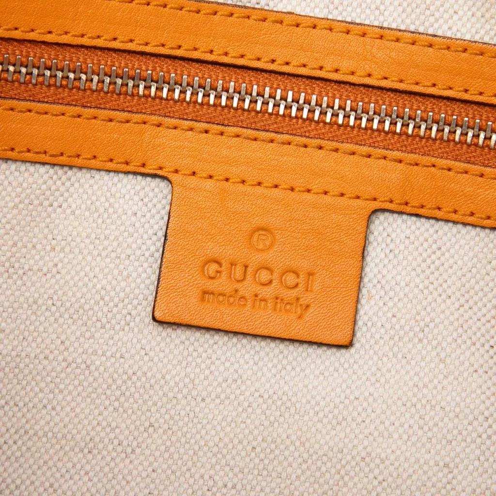Gucci Medium Microguccissima Nice Tote Orange Leather Very good - Box View