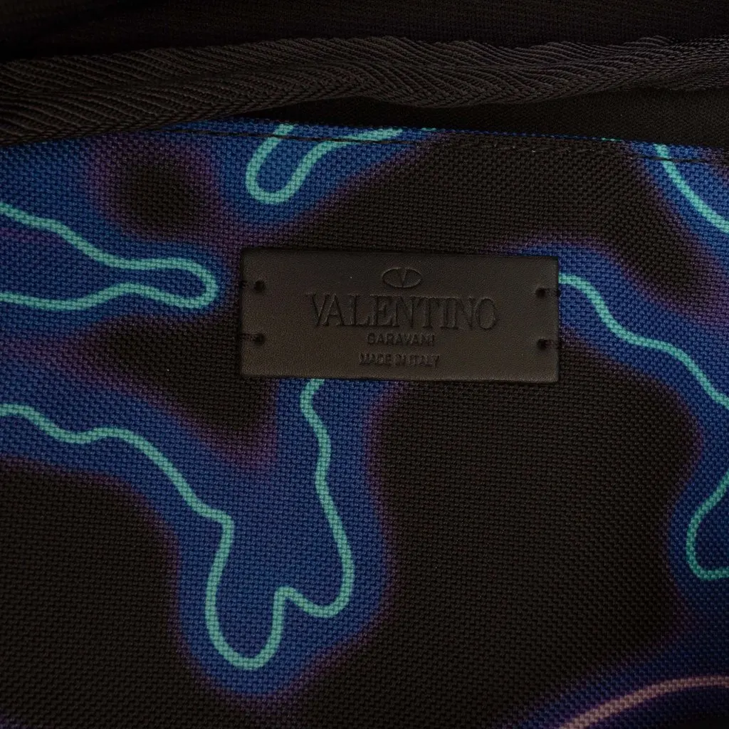 Valentino Nylon VLTN Neon Camouflage Print Belt Bag Black Very good - Box View