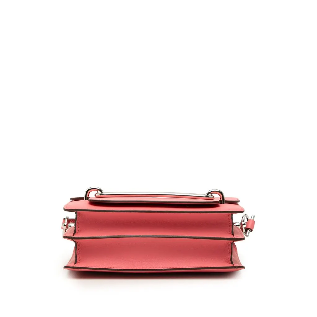 Hermès Mini Evercolor Sac Roulis 18 Pink Leather Very good - Inside View