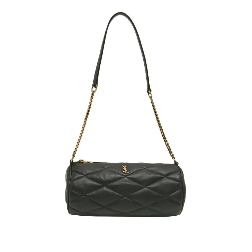 Saint Laurent Mini Quilted Lambskin Sade Tube Bag