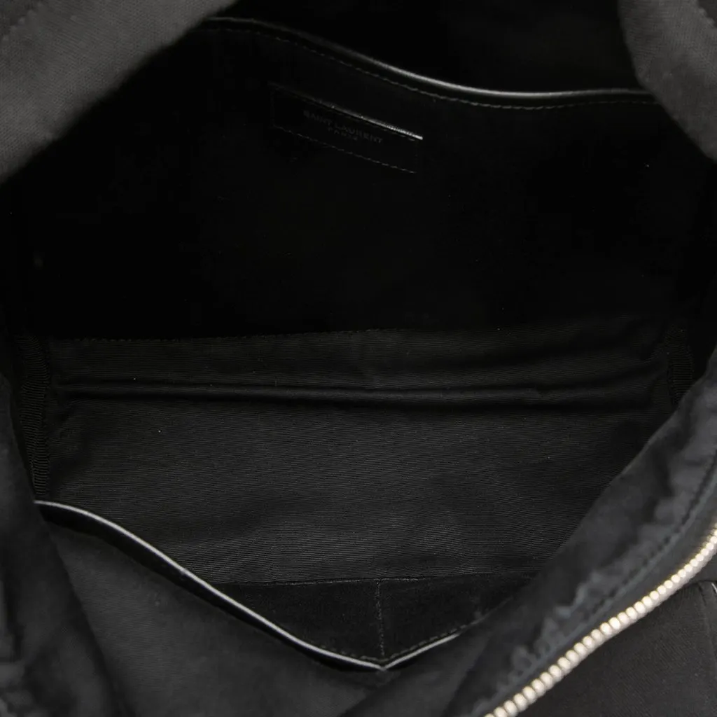 Saint Laurent Canvas City Backpack Black Very good - Model View