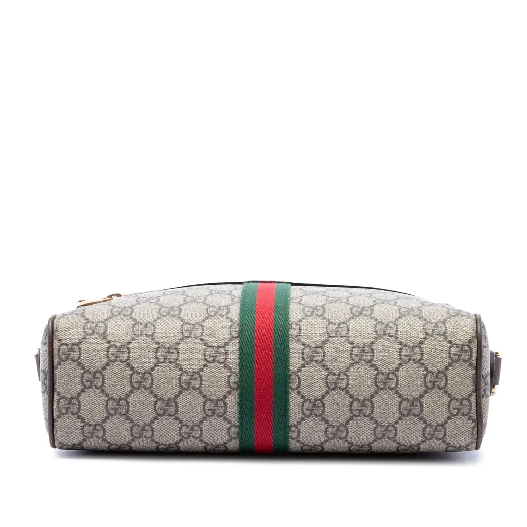 Gucci GG Supreme Ophidia Crossbody Beige Canvas Very good - Inside View