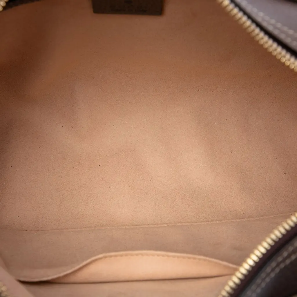 Gucci GG Supreme Ophidia Crossbody Beige Canvas Very good - Model View