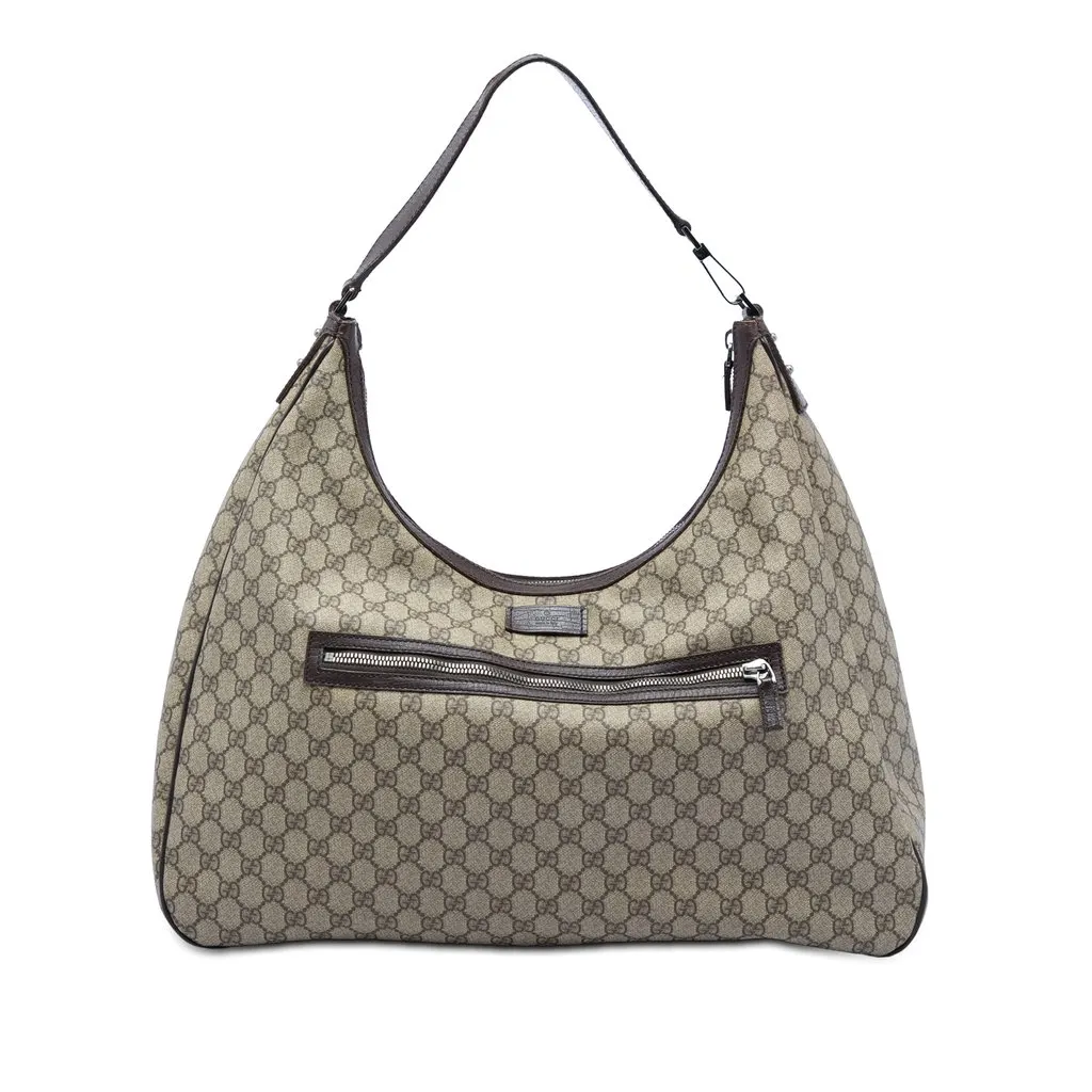 Gucci XL GG Supreme Travel Bag Beige Very good - Front View