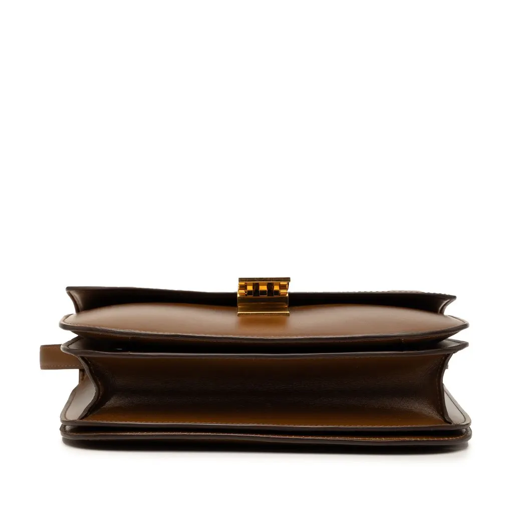 Celine Medium Calfskin Classic Box Brown Leather Very good - Inside View