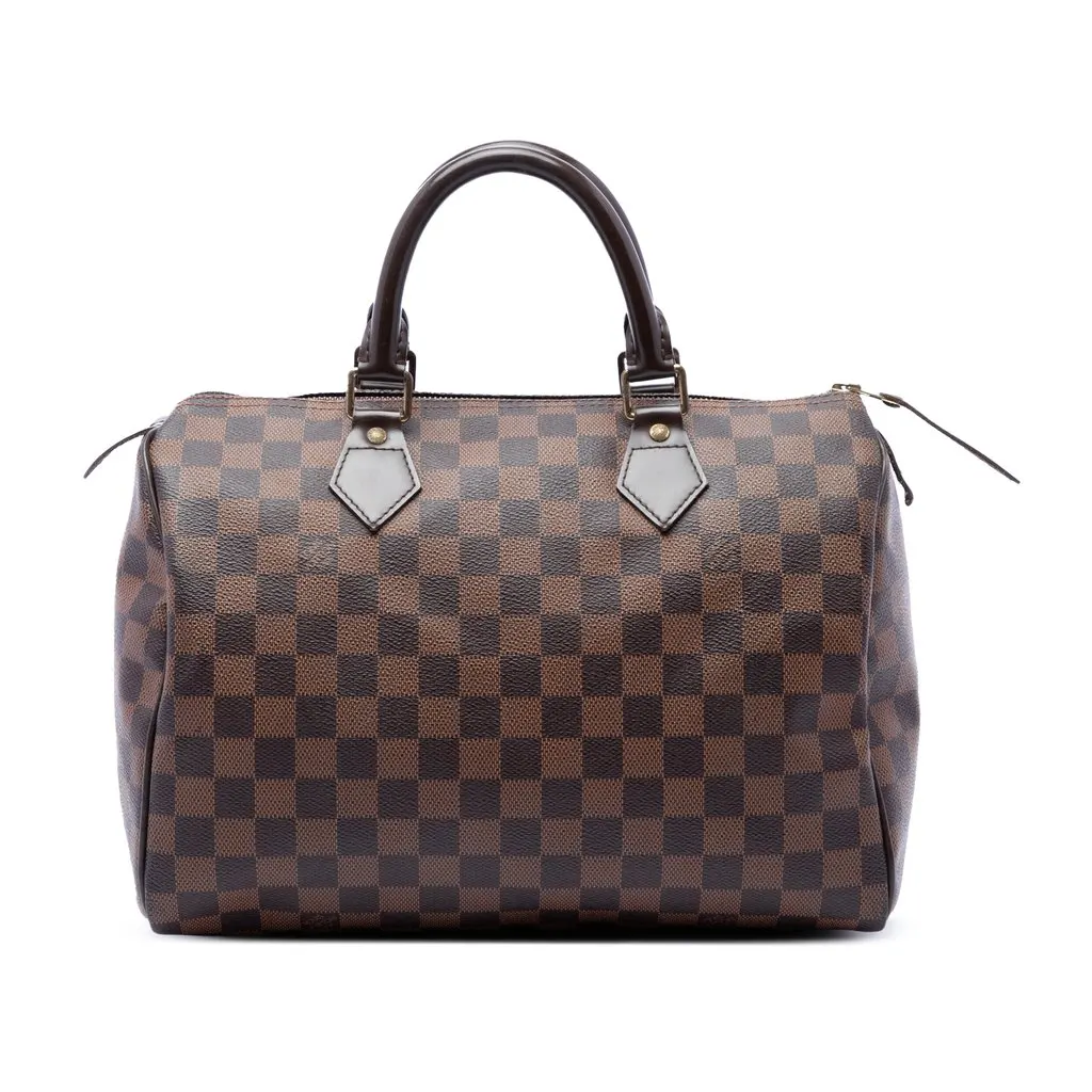 Louis Vuitton Damier Ebene Speedy 30 Brown Very good - Front View