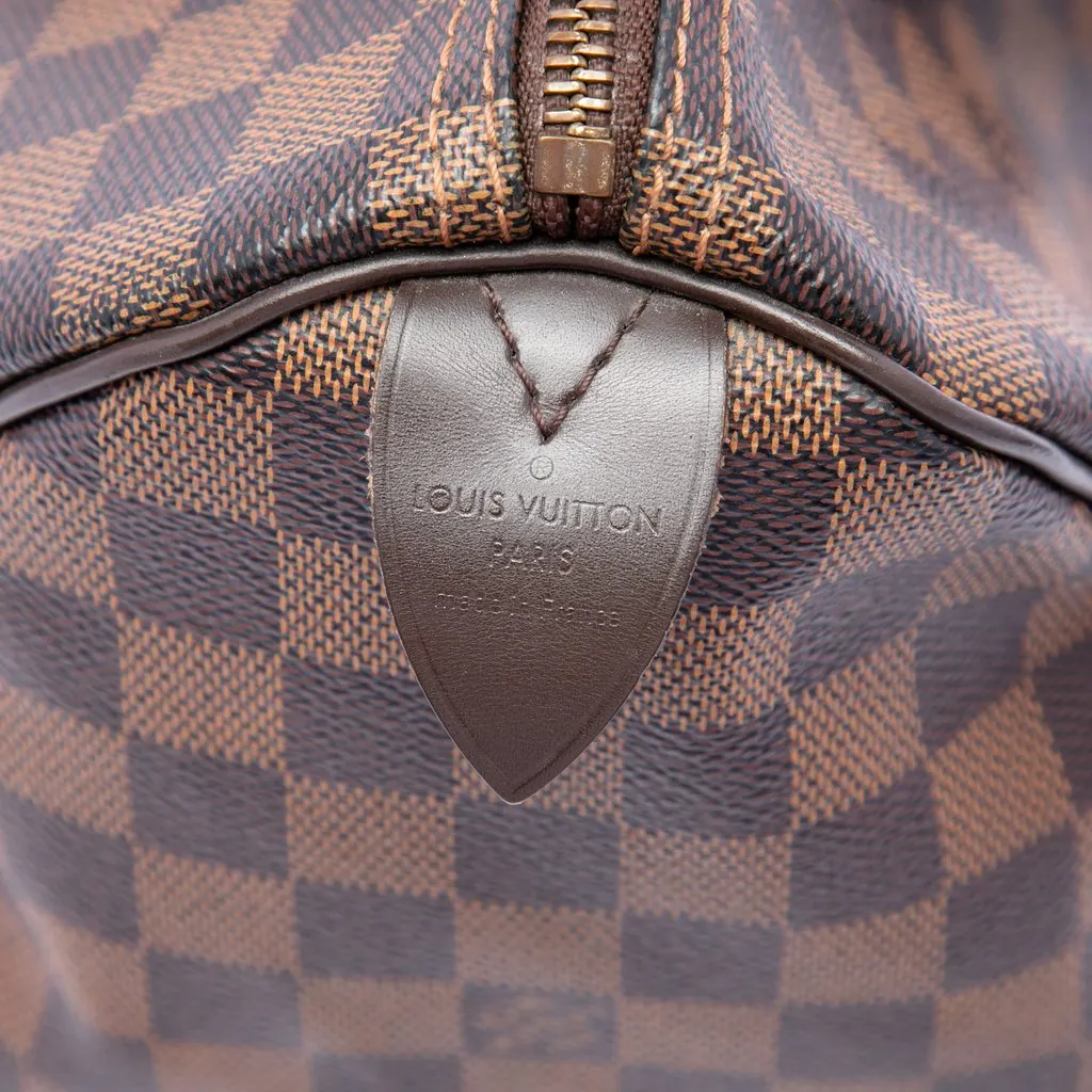 Louis Vuitton Damier Ebene Speedy 30 Brown Very good - Box View