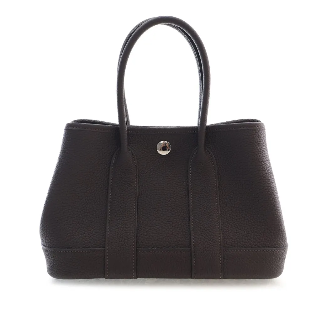 Hermès Negonda Garden Party 23 Brown Leather Very good - Back View