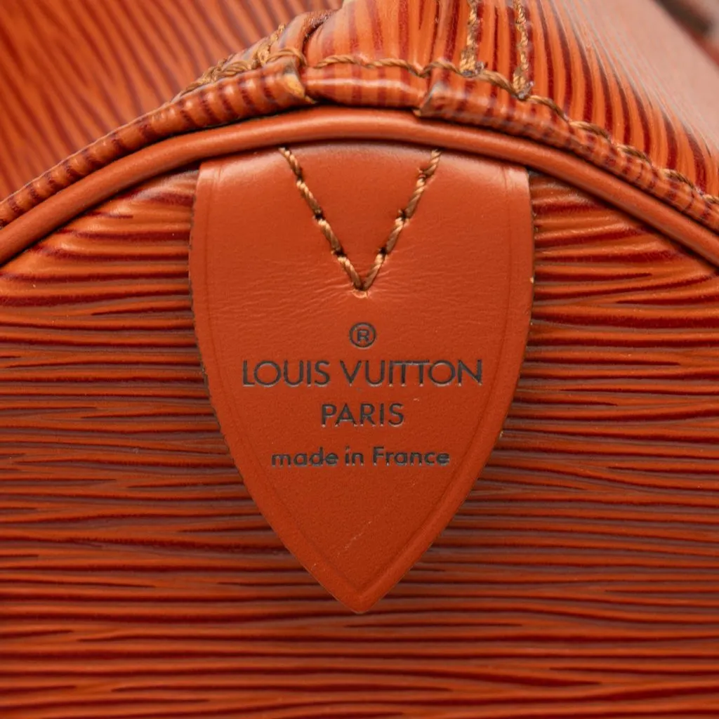 Louis Vuitton Epi Speedy 40 Brown Leather Good - Box View