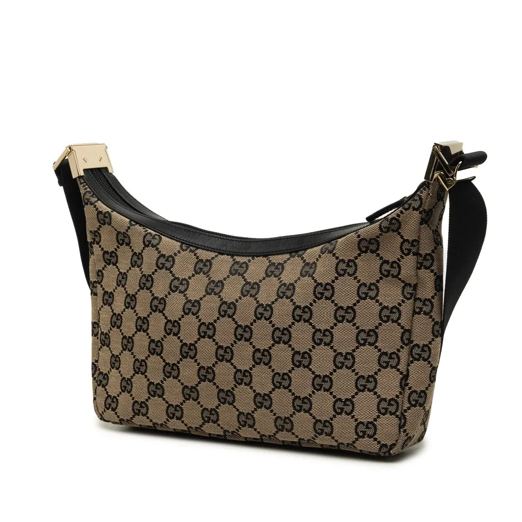 Gucci GG Canvas Crossbody Beige Very good - Back View