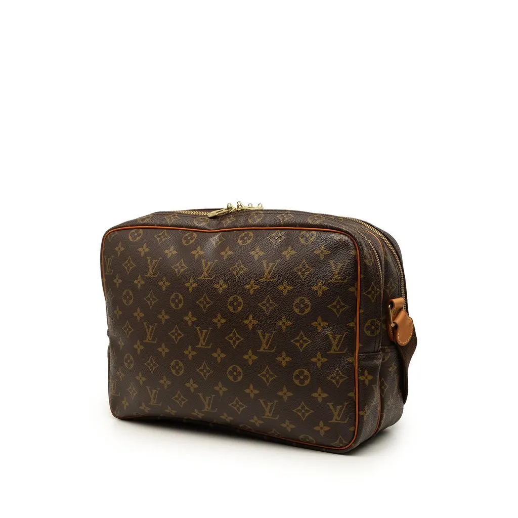 Louis Vuitton Monogram Reporter GM Brown Canvas Very good - Back View