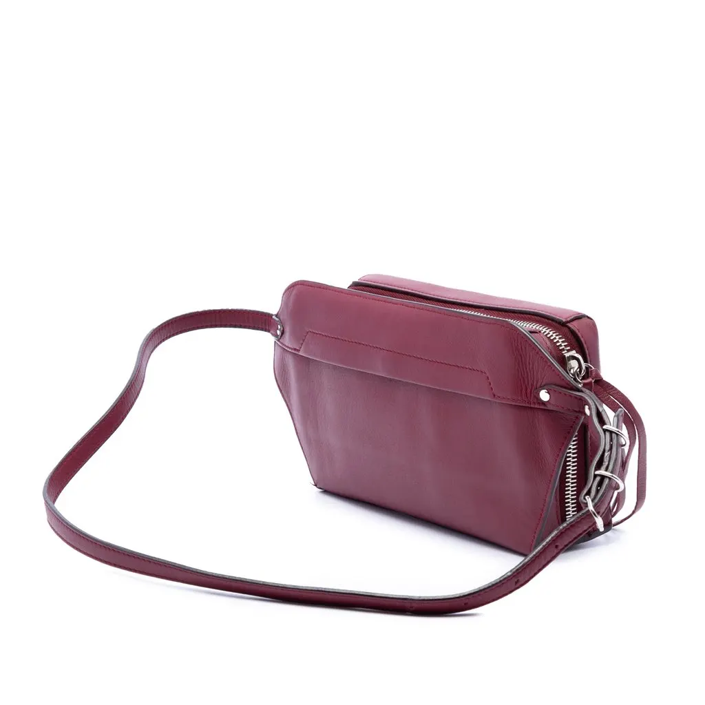 Balenciaga Calfskin Papier Belt Bag Red Leather Very good - Back View