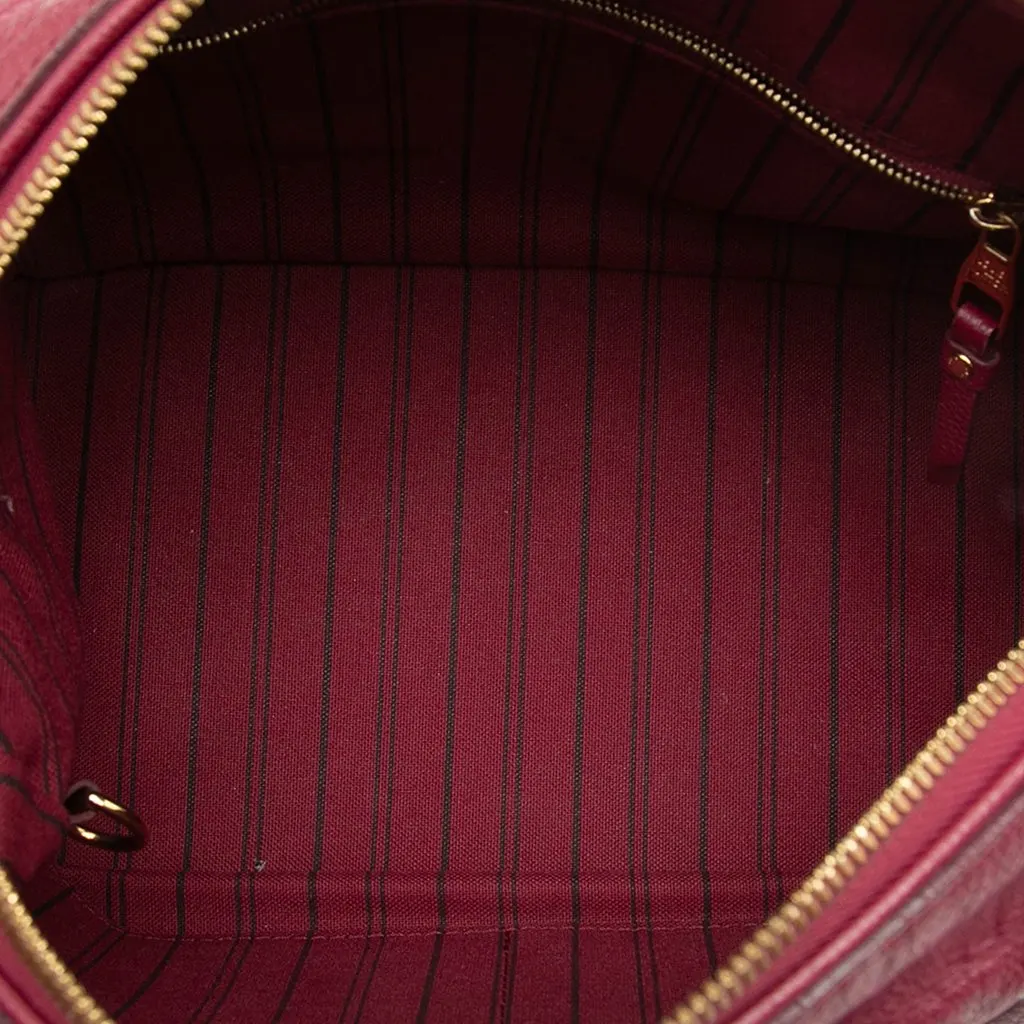 Louis Vuitton Monogram Empreinte Speedy Bandouliere 25 Red Leather Very good - Model View