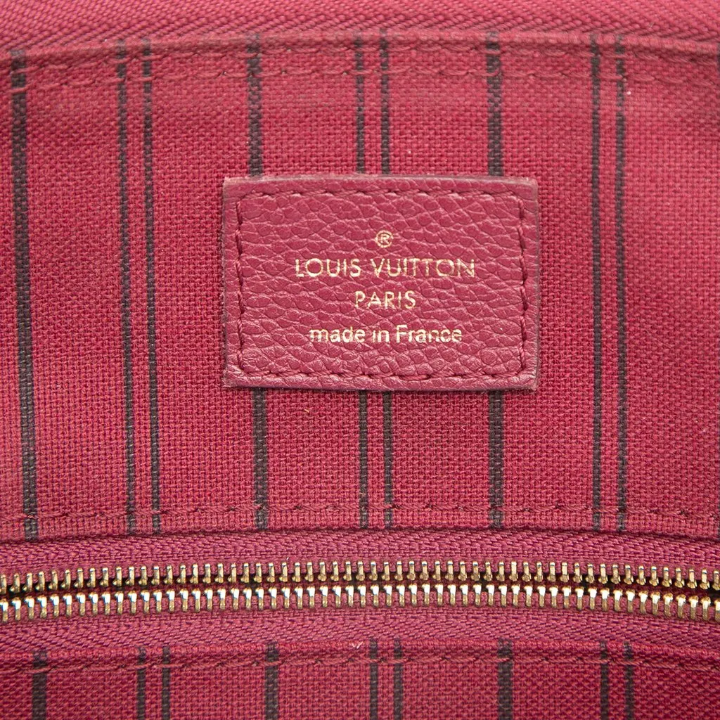 Louis Vuitton Monogram Empreinte Speedy Bandouliere 25 Red Leather Very good - Box View