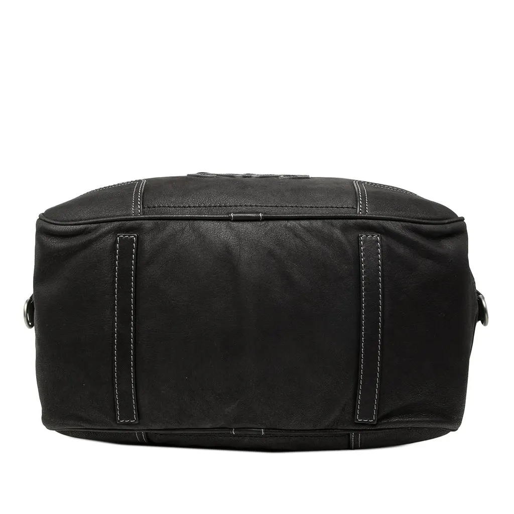 Loewe Nubuck Anagram Satchel Black Leather Very good - Inside View