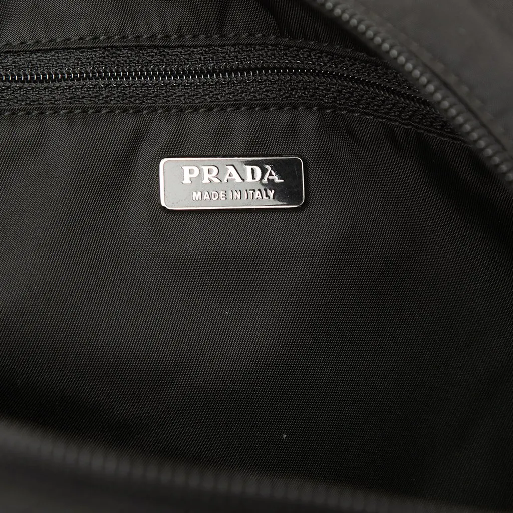 Prada Tessuto Evening Heart Handbag Black Very good - Box View