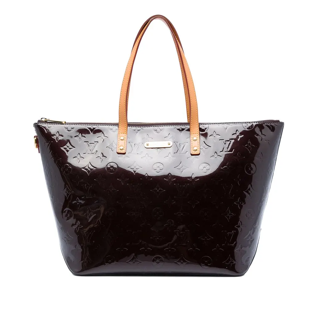 Louis Vuitton Monogram Vernis Bellevue GM Purple Leather Very good - Front View