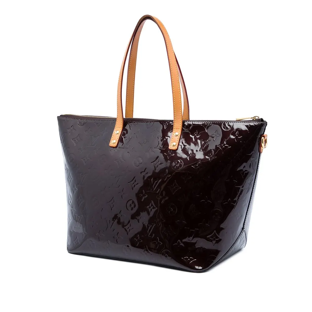 Louis Vuitton Monogram Vernis Bellevue GM Purple Leather Very good - Back View