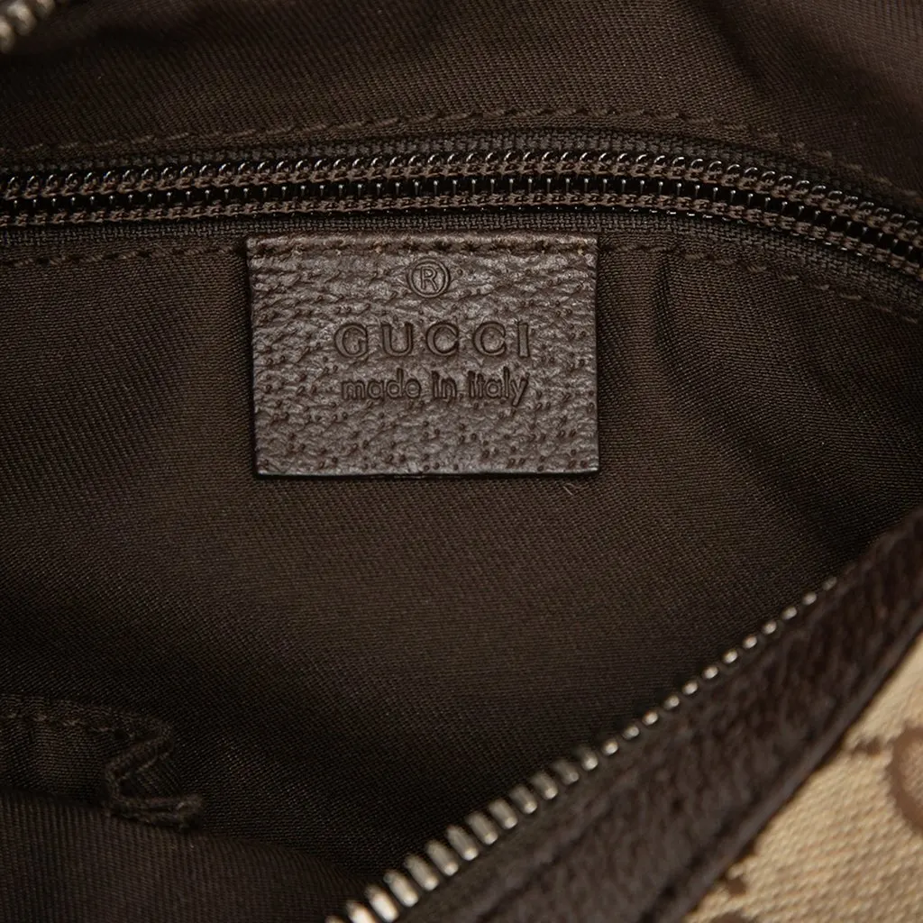 Gucci GG Canvas Web Crossbody Beige Very good - Box View