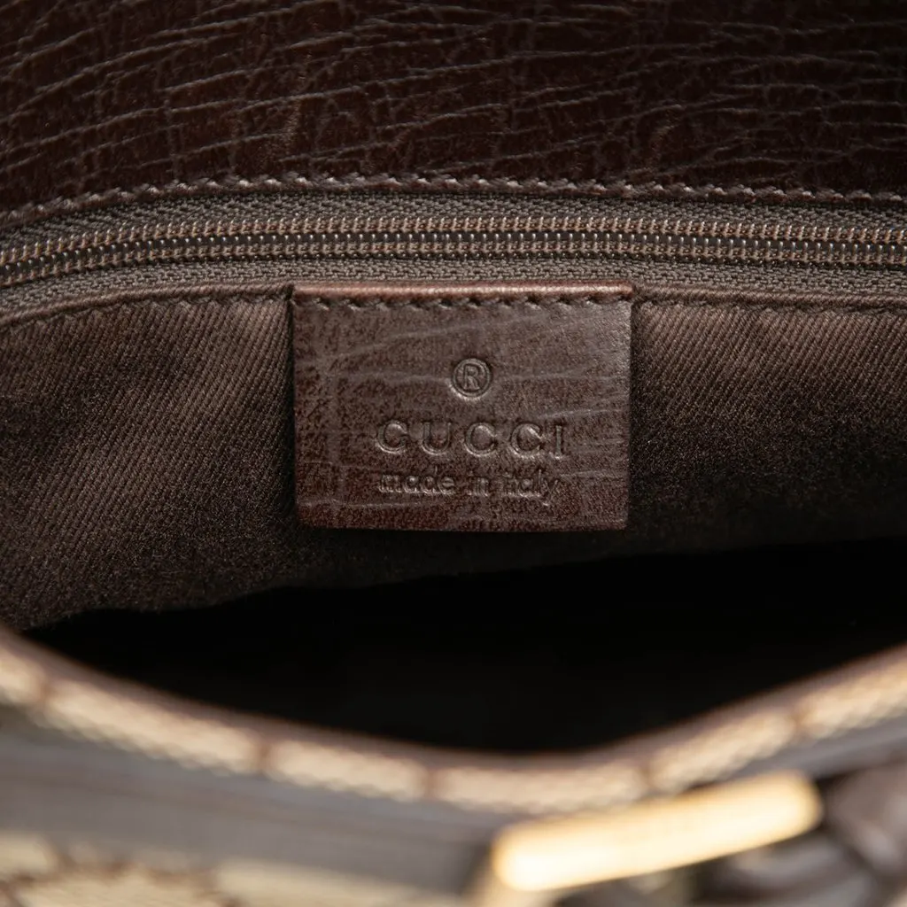 Gucci GG Canvas Tote Beige Canvas Good - Box View