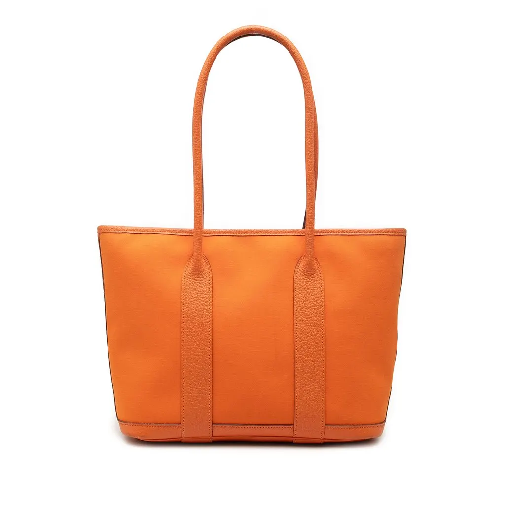 Hermès Toile and Negonda Garden Party 30 Orange Canvas Very good - Front View
