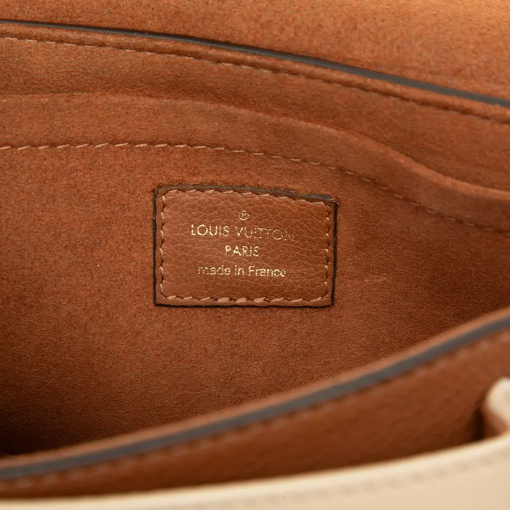 Louis Vuitton Grained Calfskin Lockme Tender Brown Leather Very good - Box View