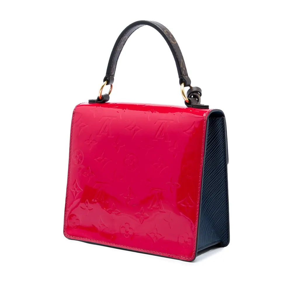 Louis Vuitton Monogram Vernis Spring Street Red Leather Very good - Back View