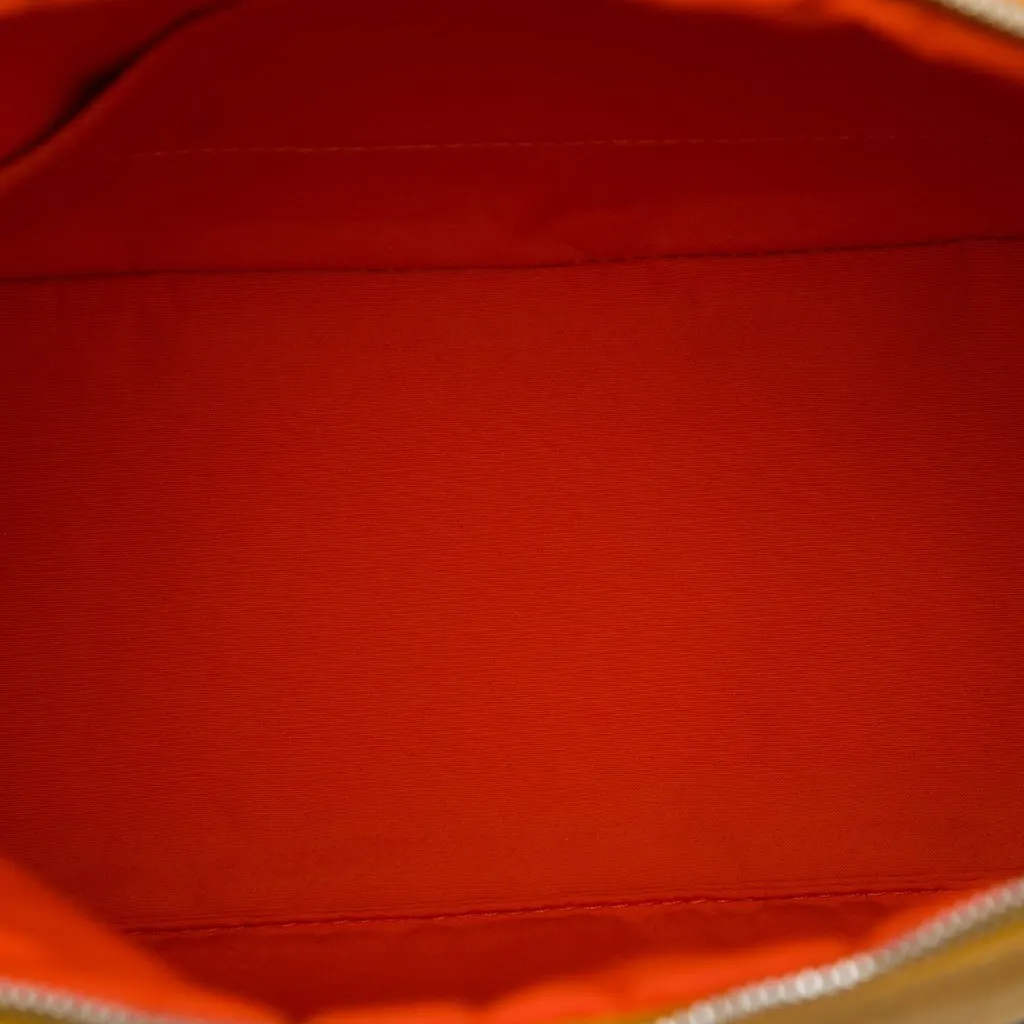 Hermès Bicolor Toile Bolide Trousse De Voyage Pouch PM Blue Cotton Very good - Model View