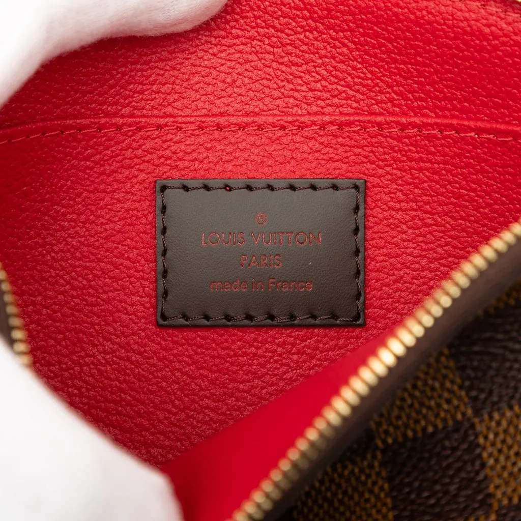 Louis Vuitton Damier Ebene Cosmetic Pouch PM Brown Very good - Box View