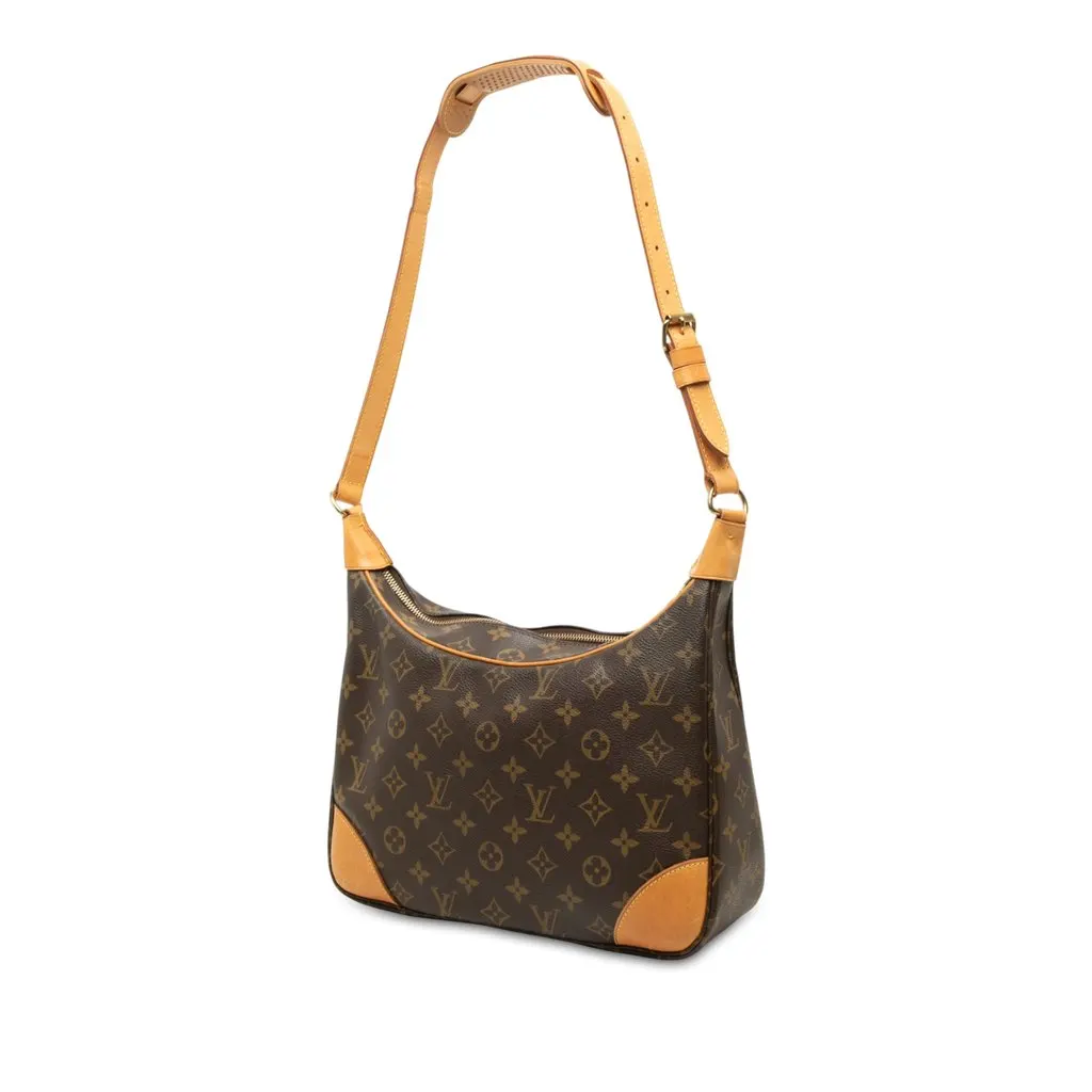 Louis Vuitton Monogram Boulogne 30 Brown Canvas Good - Back View