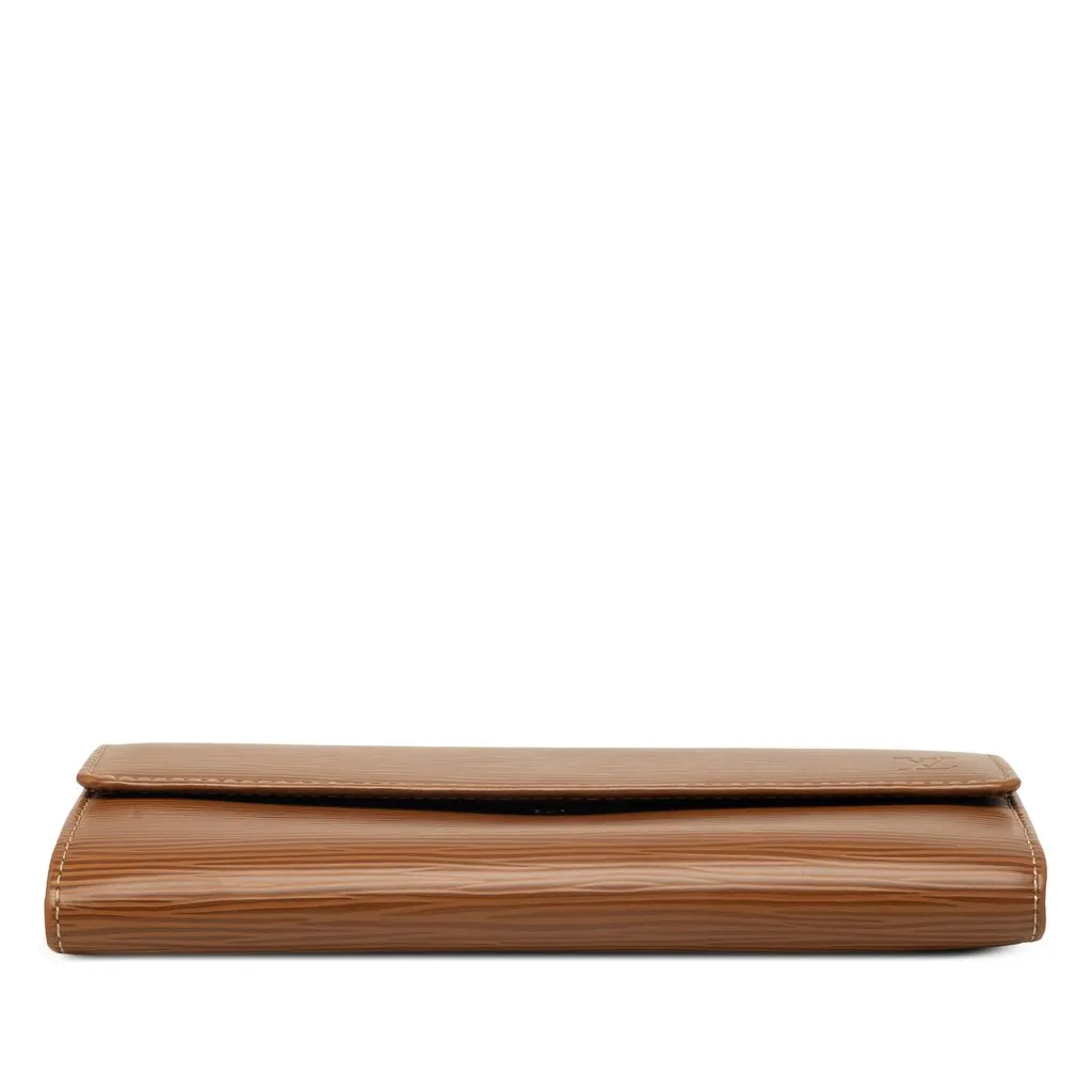 Louis Vuitton Epi Sarah Long Wallet Brown Leather Very good - Inside View