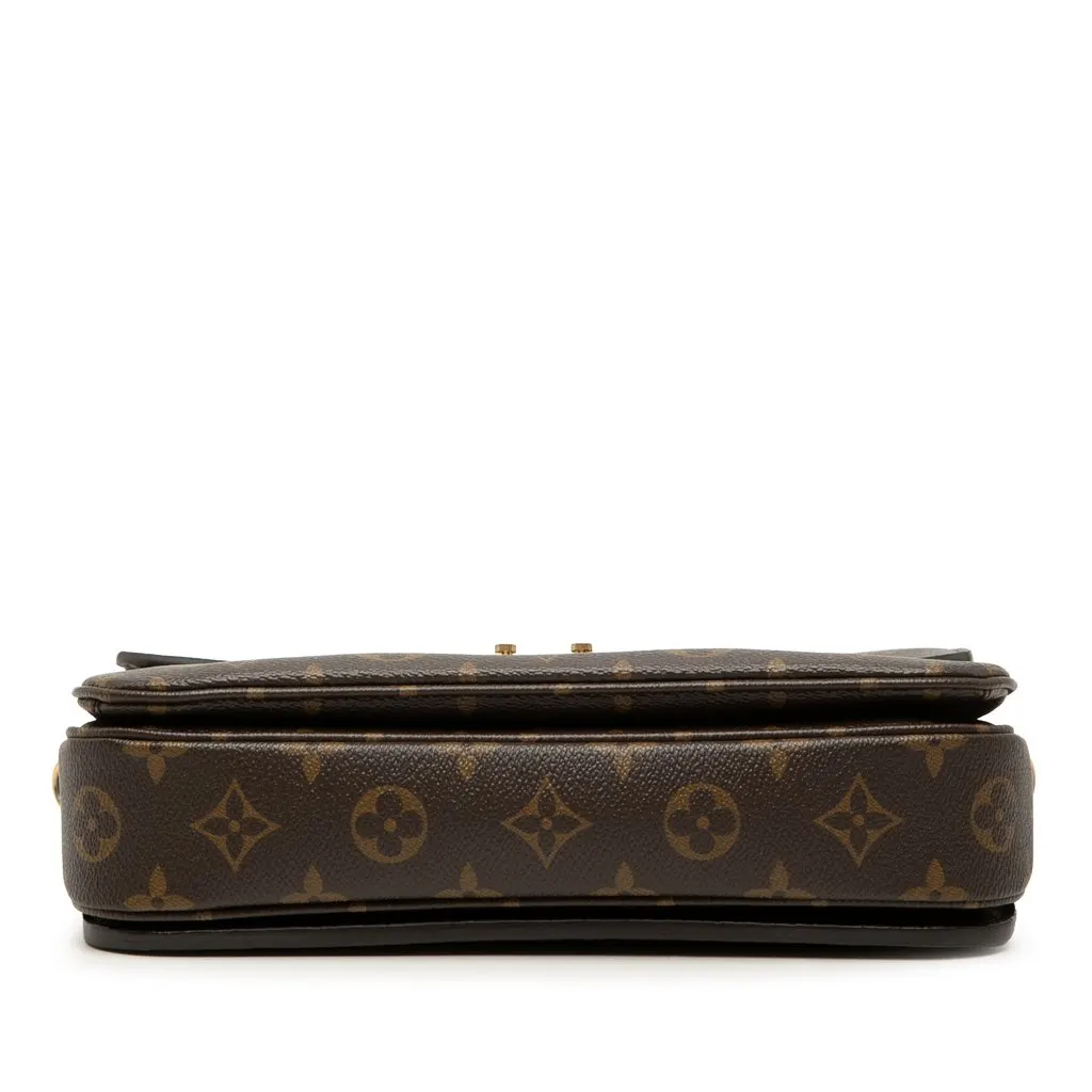 Louis Vuitton Monogram Pochette Metis Brown Very good - Inside View