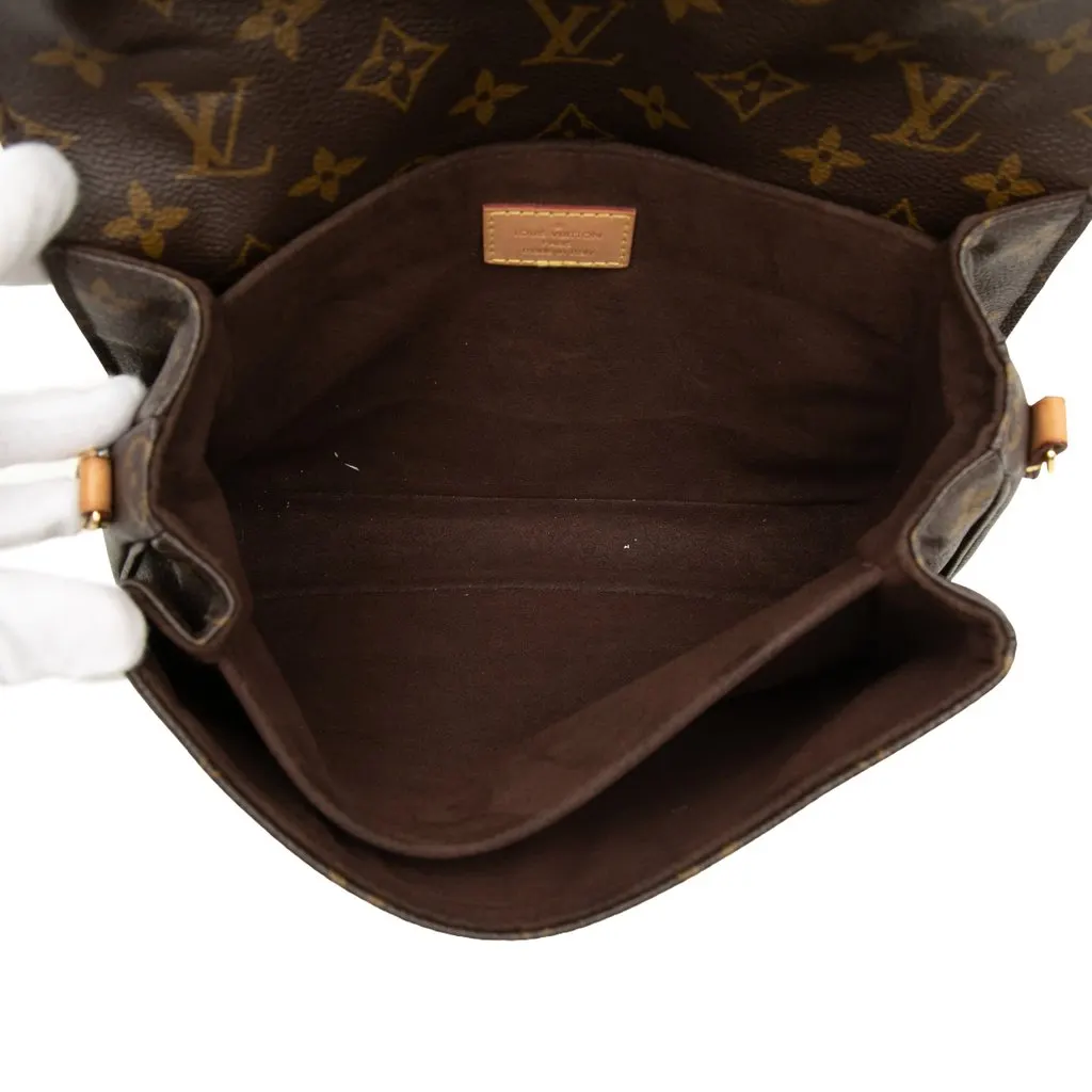 Louis Vuitton Monogram Pochette Metis Brown Very good - Model View