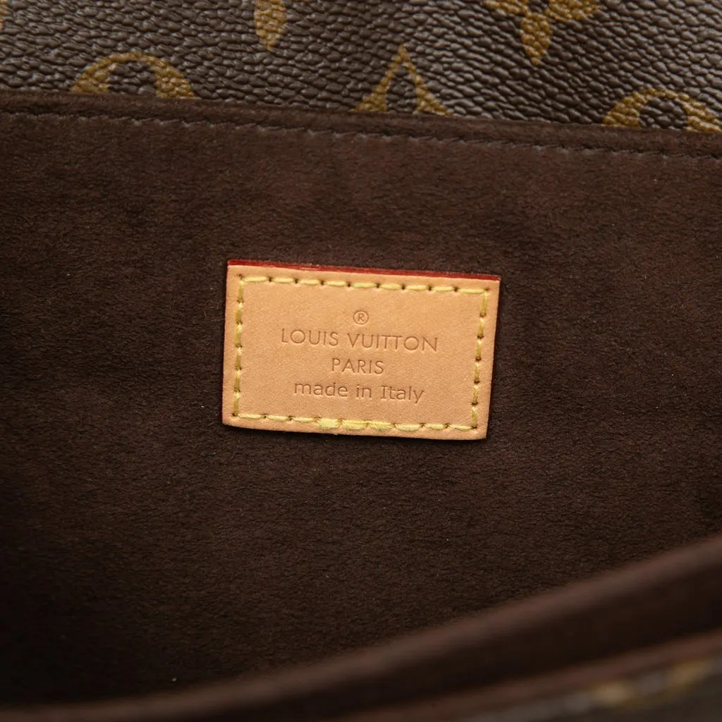 Louis Vuitton Monogram Pochette Metis Brown Very good - Box View